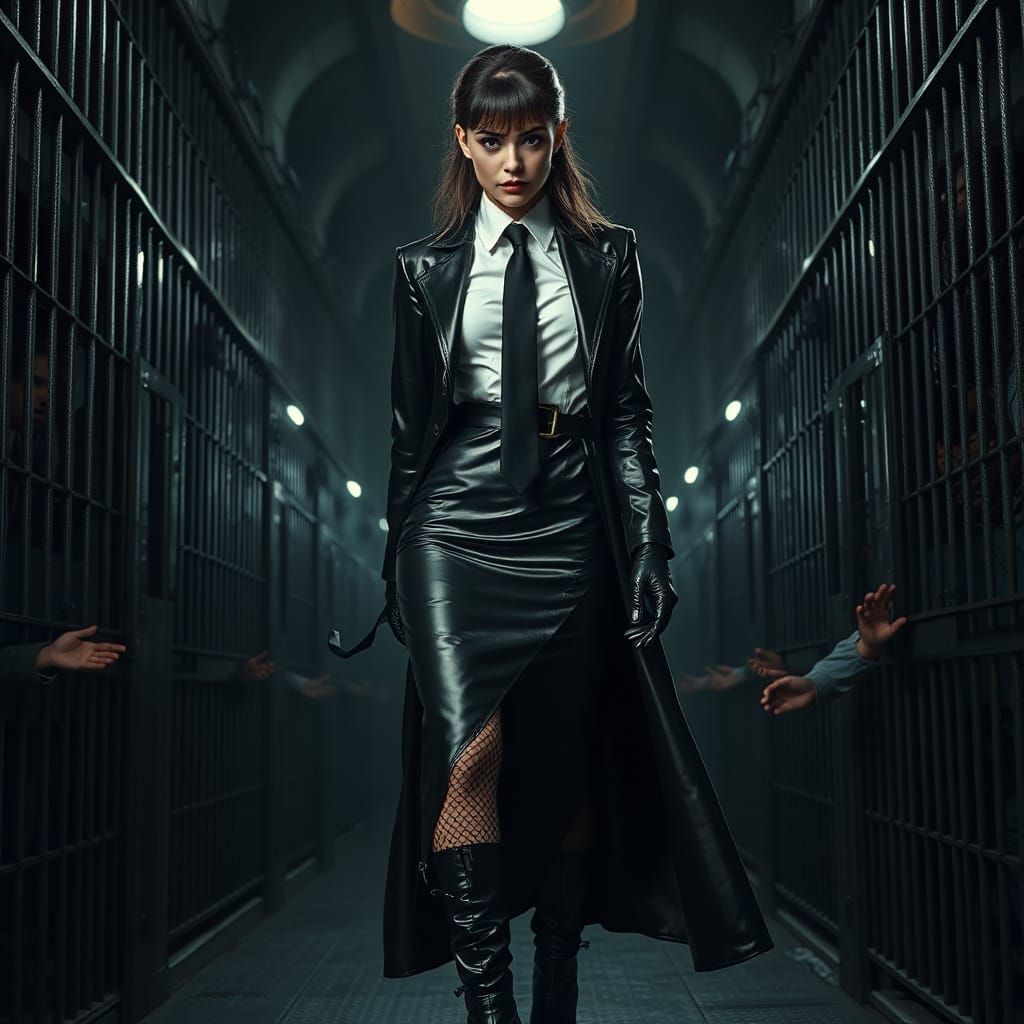 Scientist Dominates Prisoner in Dark Fantasy Penitentiary