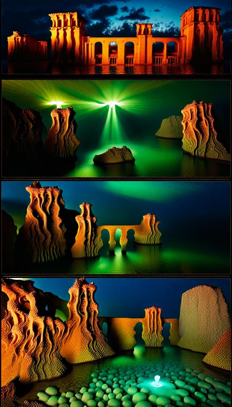 Cthulhu's Blazing Chromatophores Illuminate R'yleh