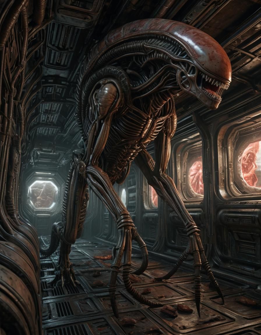 Biopunk Xenomorph