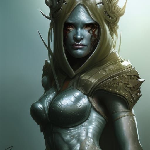 Phyrexian half-orc seer