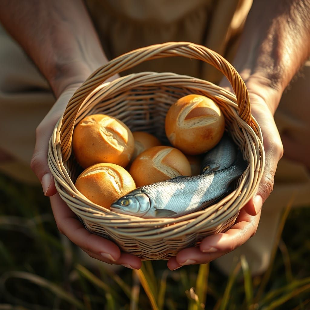 Warmth of Abundance in a Rustic Basket