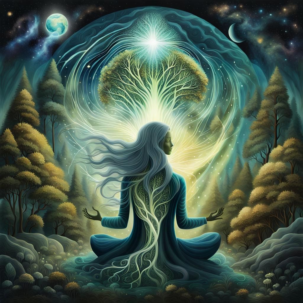 Mother Nature Bio Art: Resilience in Digital Collage