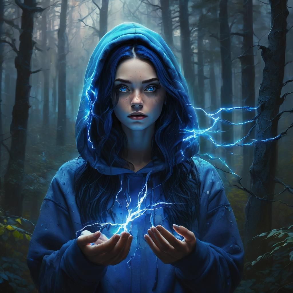 Electric Empress in the Whispering Woods