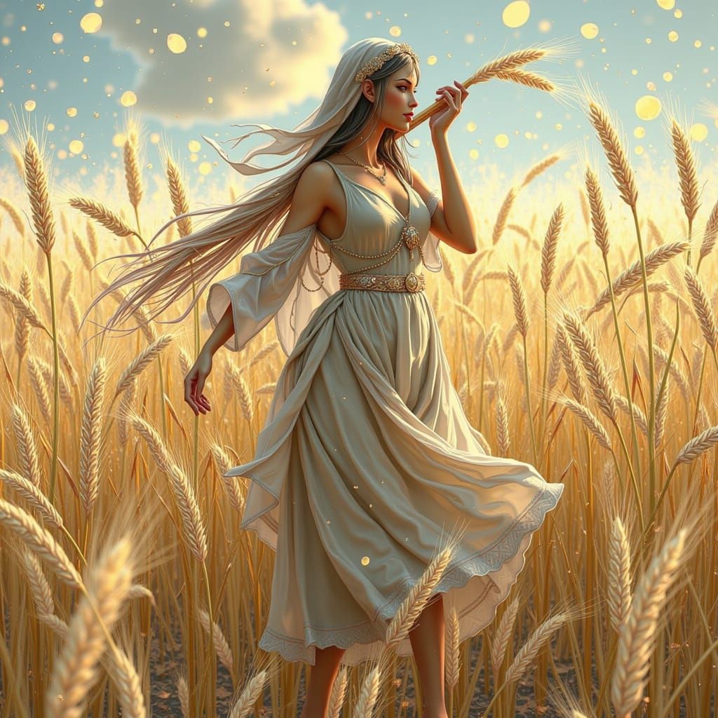 Virgo Fae: Earth Zodiac Sign Art