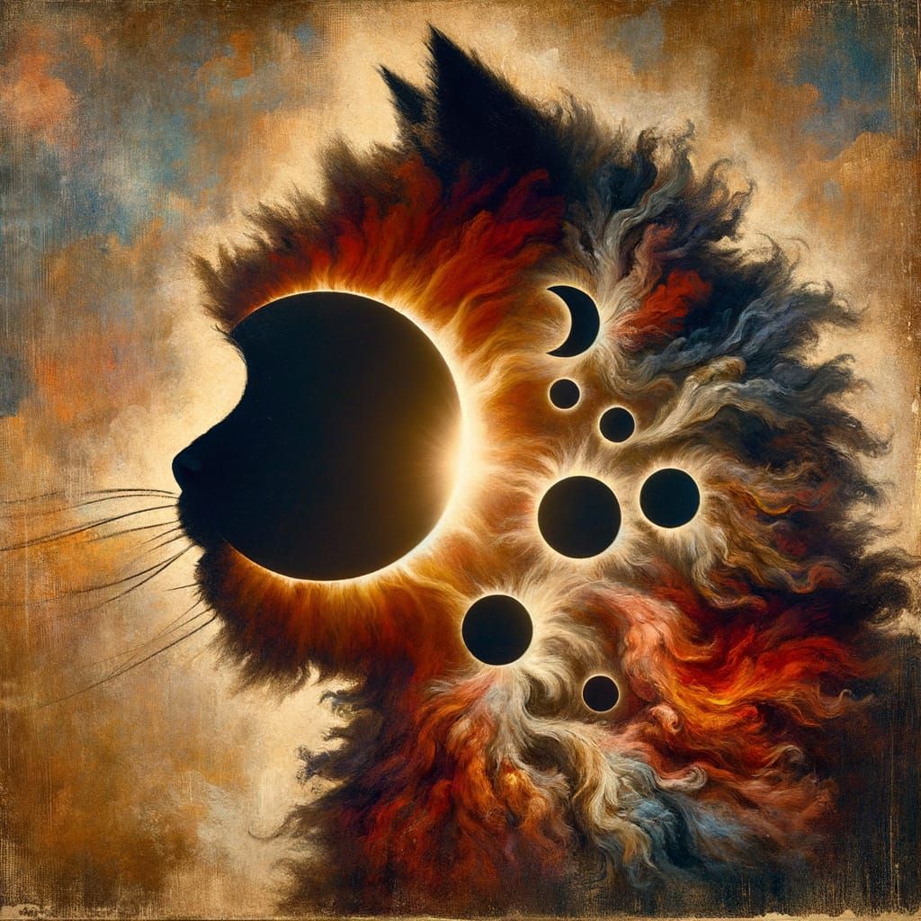 Total Eclipse Cat 😻