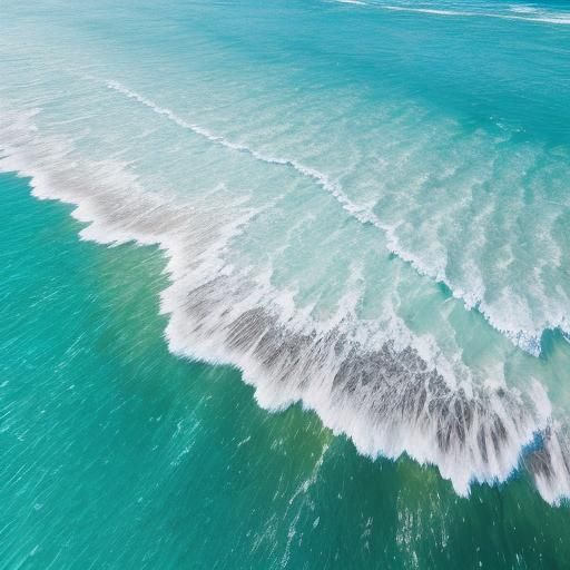 Sunlit Underwater Beach Panorama in Crystal Clear Water
