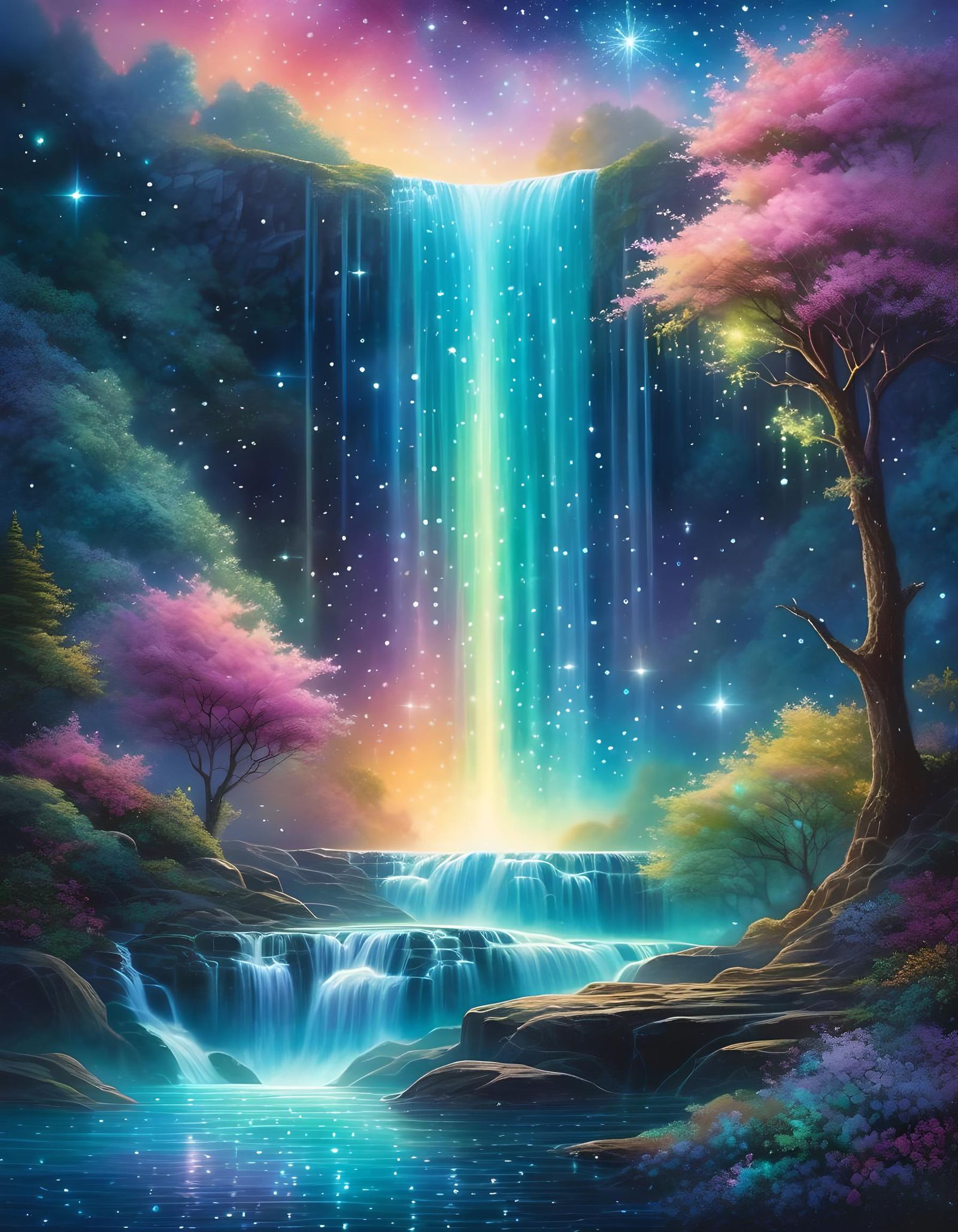 Cosmic waterfall 💫