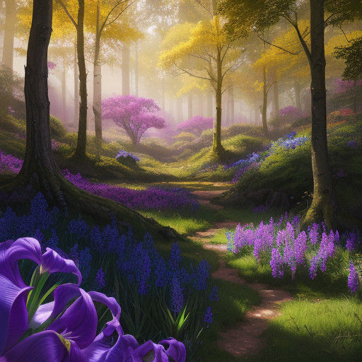 Enchanted Lush Fantasy Landscape