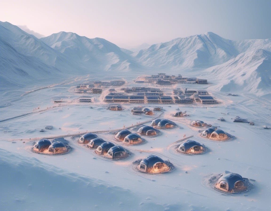 Silvery Snow Village: Pyramiden on Svalbard