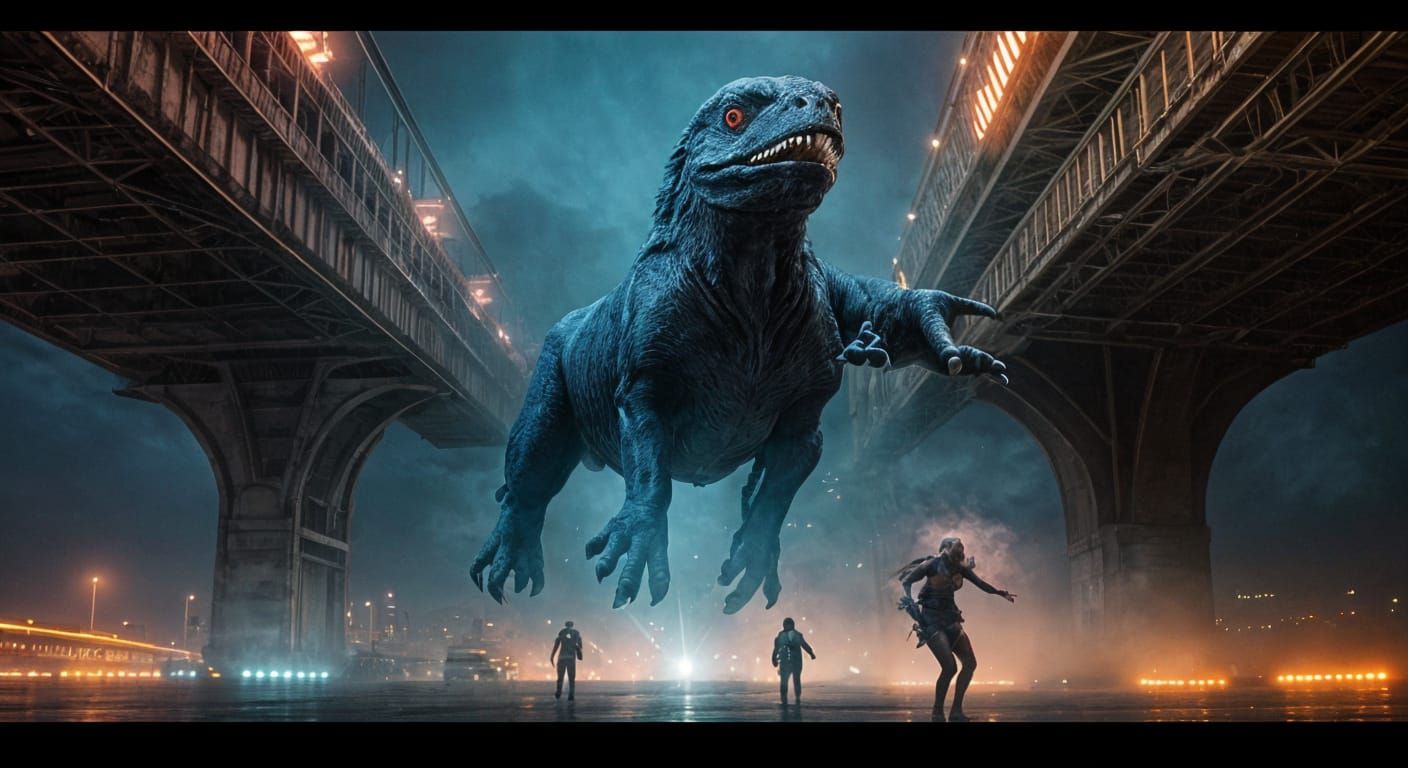 Secret Rave Party Under Highway Bridge at Dawn