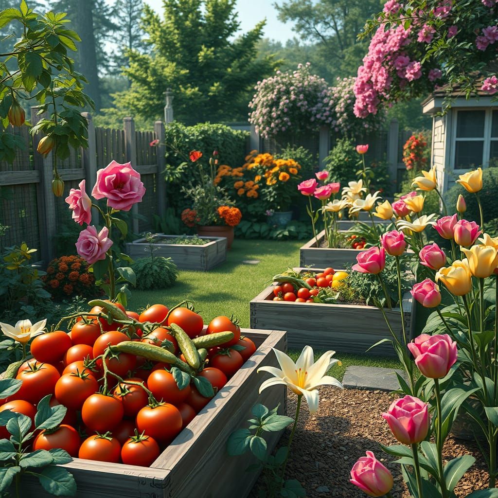 Fantastical Backyard Oasis in Whimsical Style