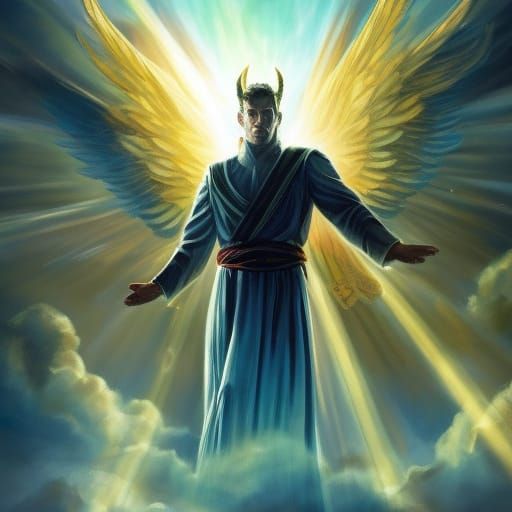 Lucifer's Return to Heaven in Divine Light