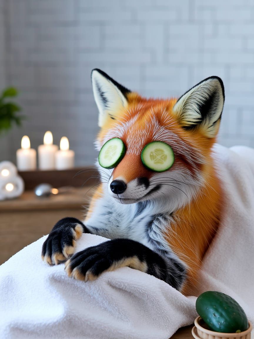 Fox Relaxation at Nordic Spa