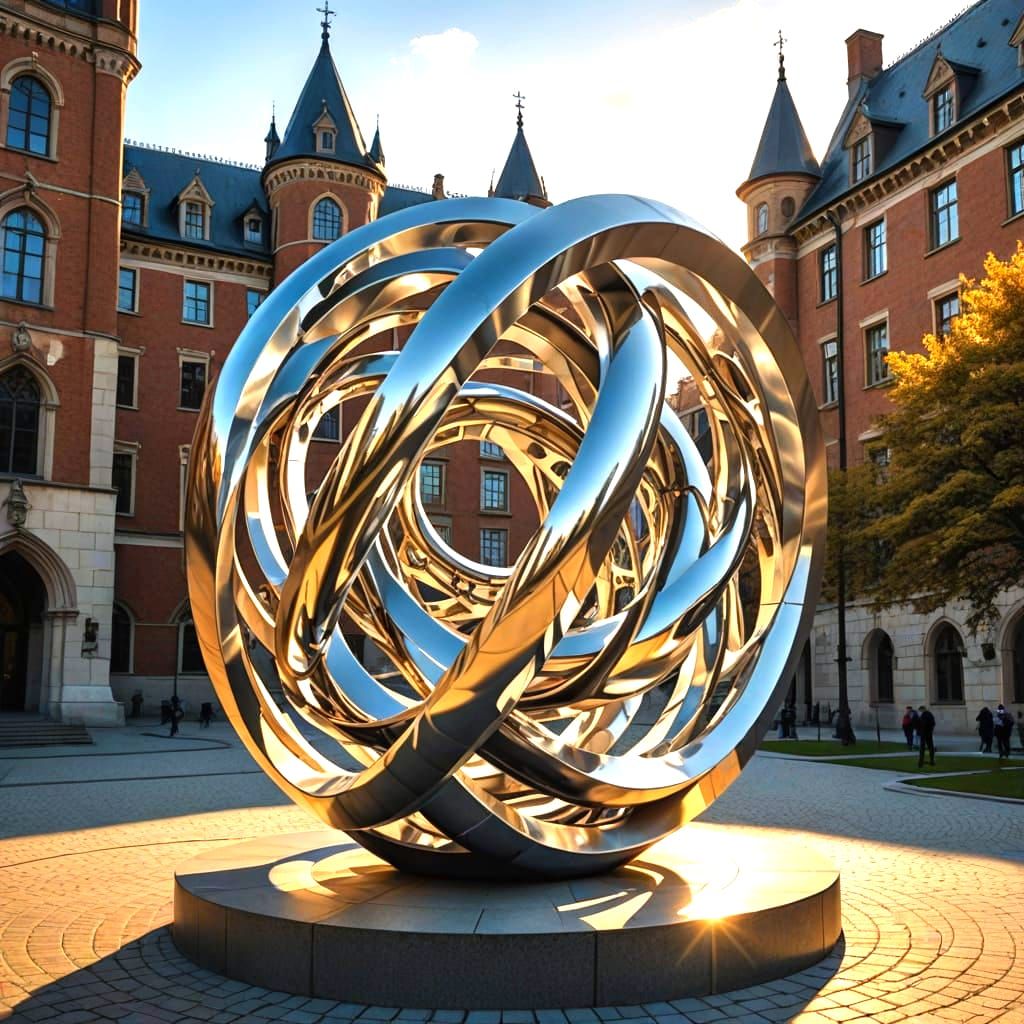 Infinity Sculpture on University Square