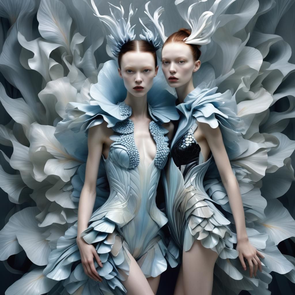 Avant-Garde Fashion Design in Surrealist Style