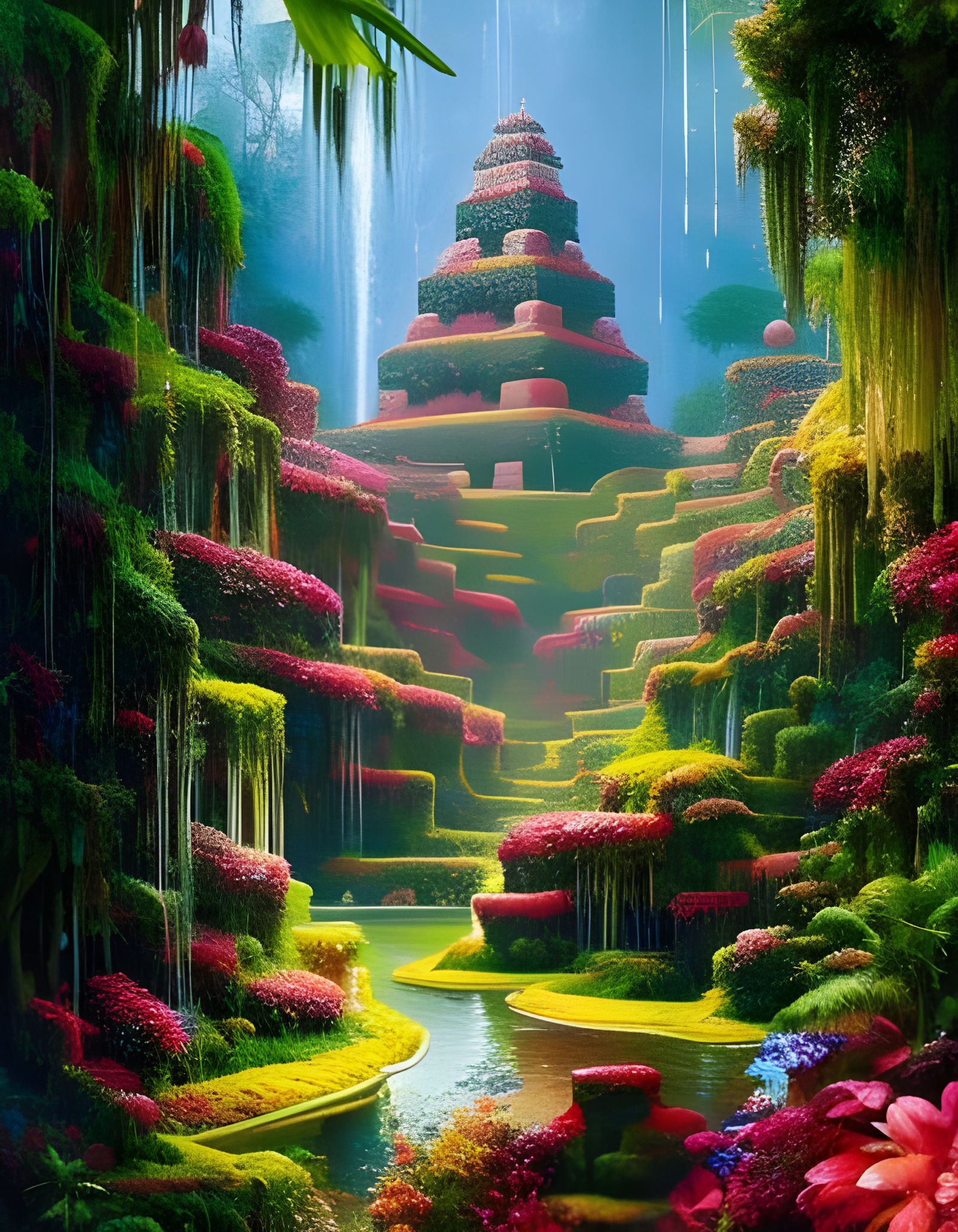 Beautiful Temple Garden