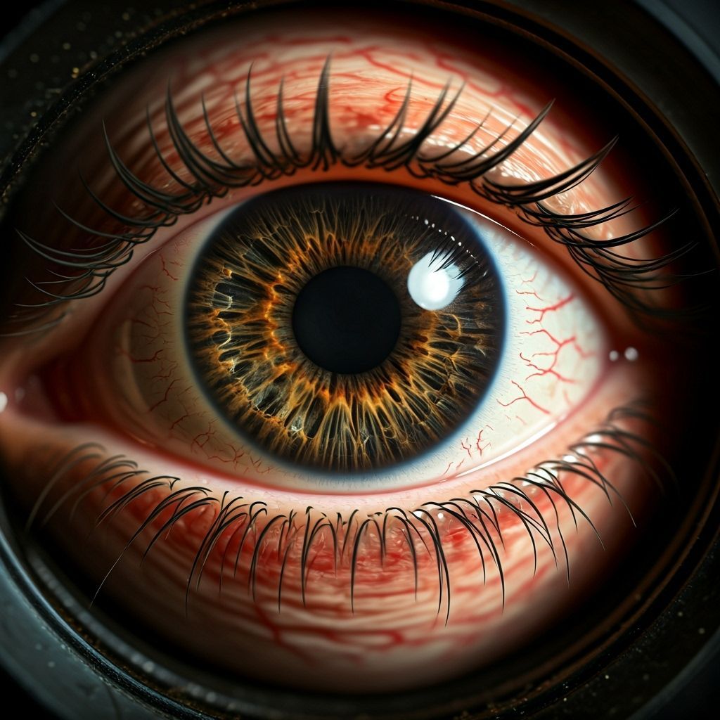 Grotesque Rotten Eyeballs in Eerie Basement Lighting