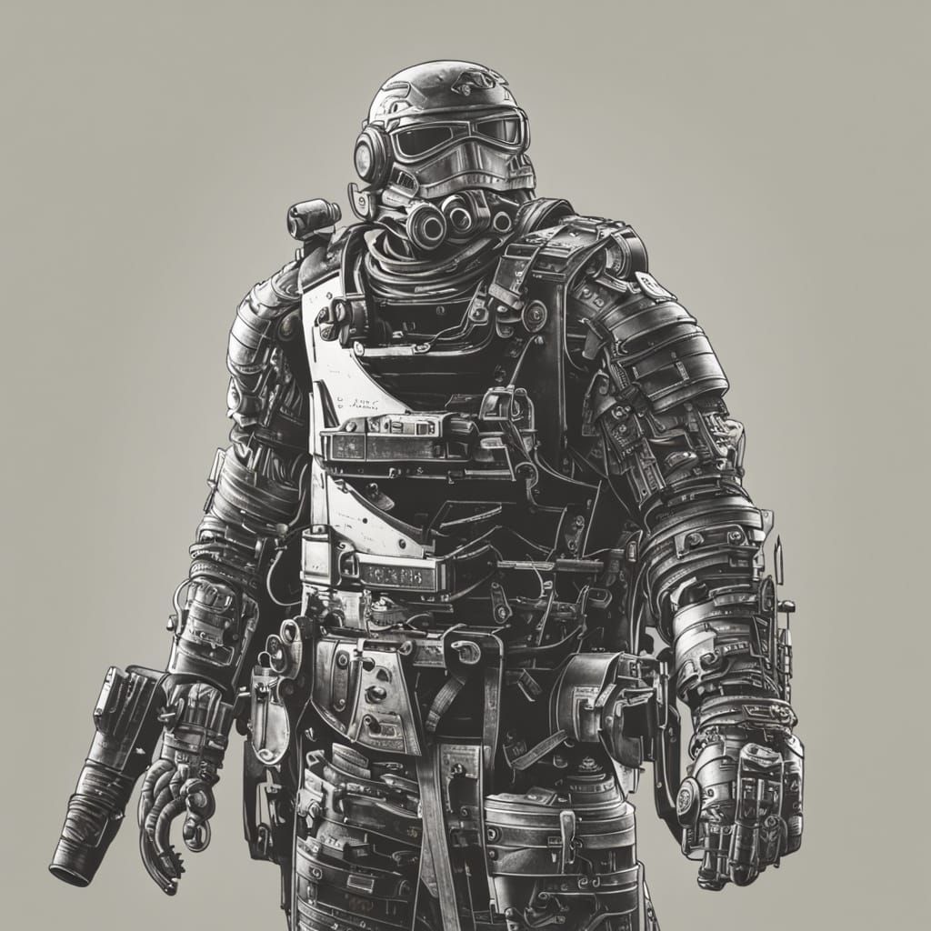 Space Marine Generated by AI