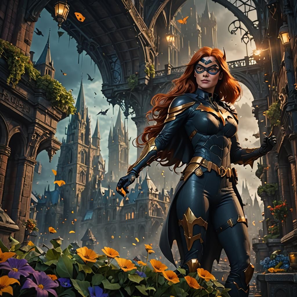 Barbara Gordon Concept Art in Deep Color