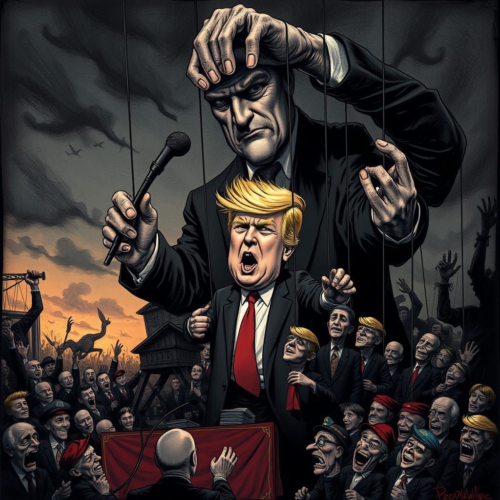 Putin's Puppet Show: A Darkly Comedic Masterpiece