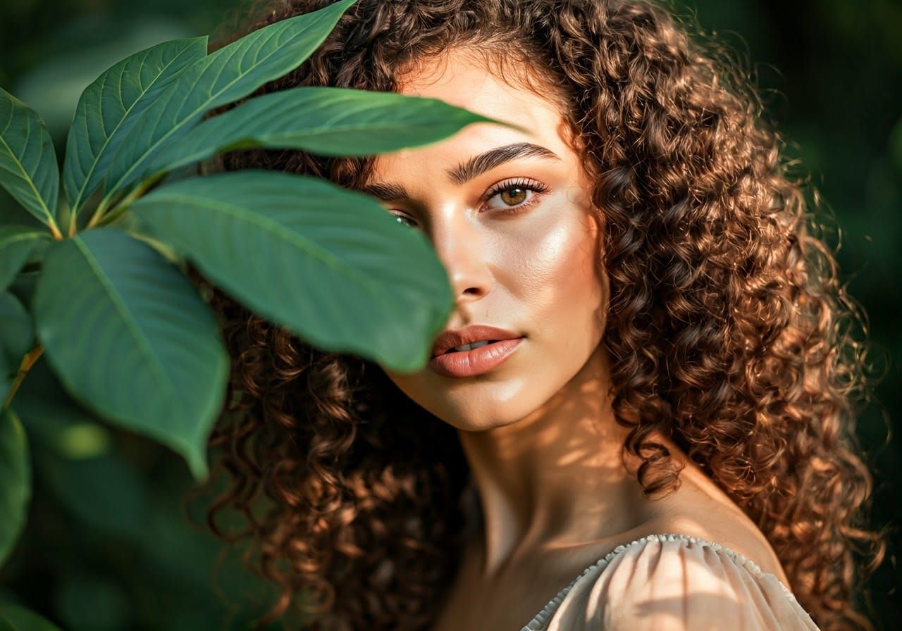 Serene Nature Portrait in Soft Focus