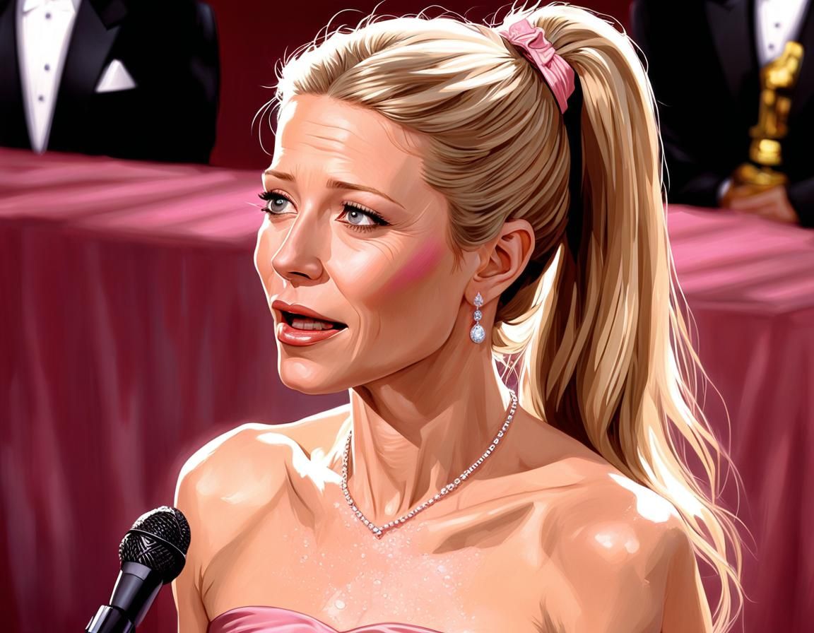 Gwyneth "I'd like to thank my agent, my producer, my assistant, my cat, my canary, my imaginary friend, boo hoo hoo" (19...