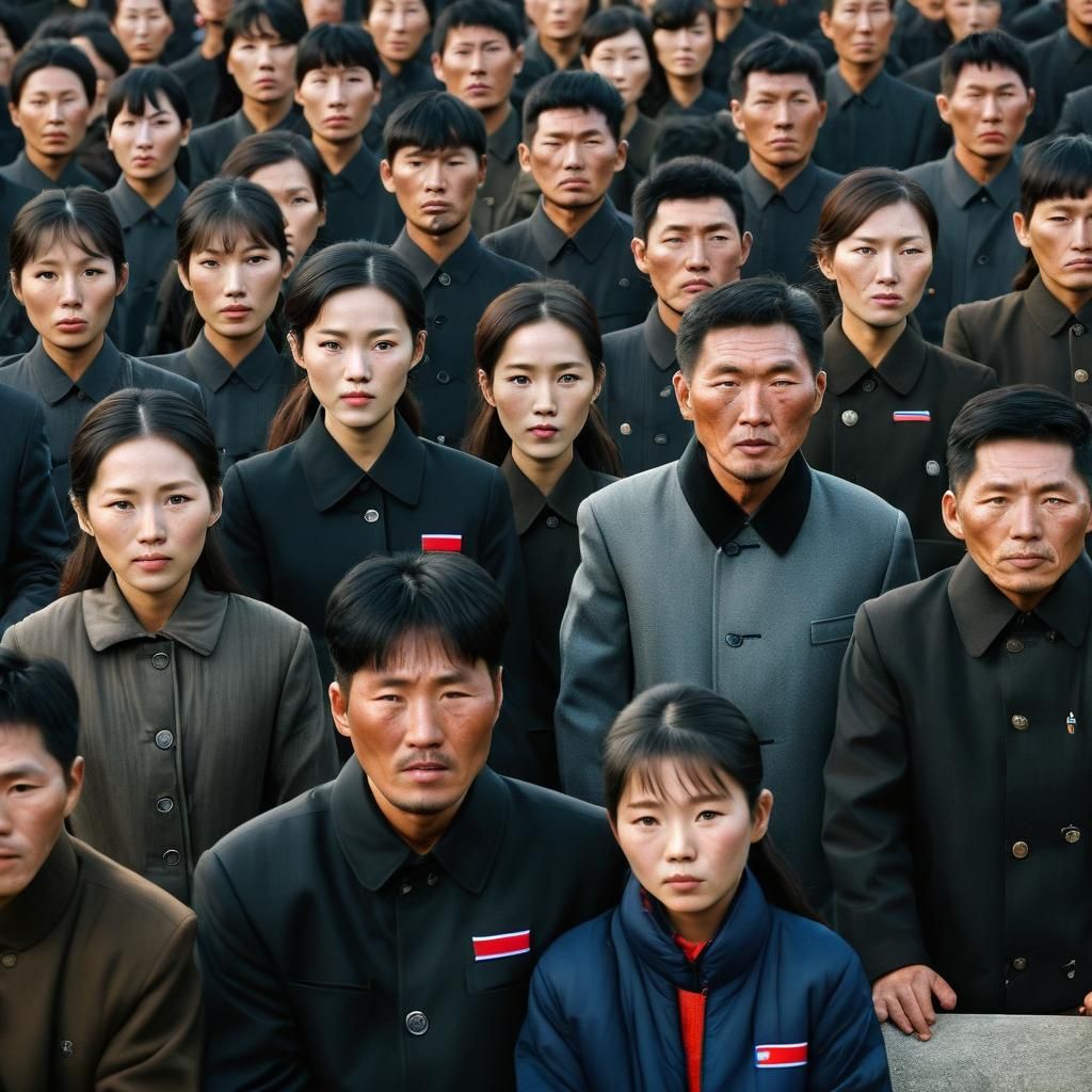 AI Image: North Korean People