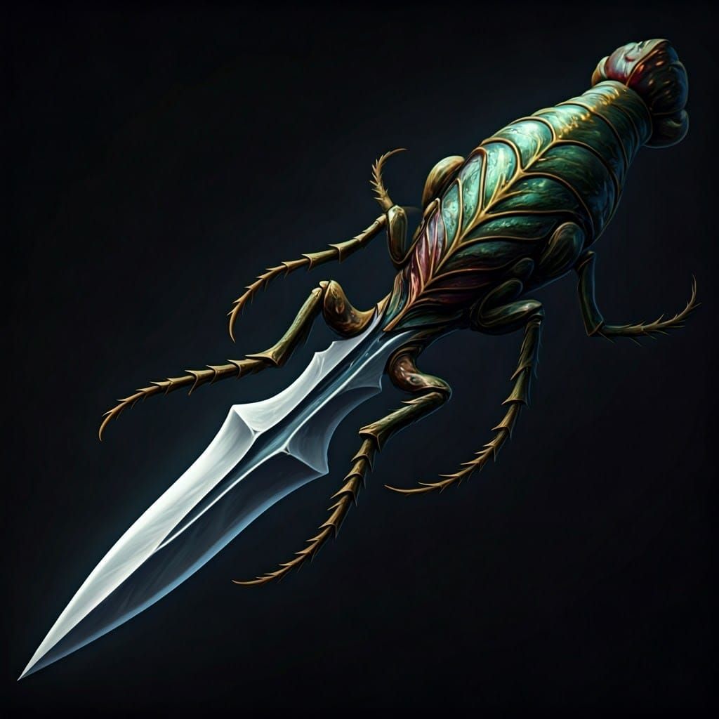 Feywild Fantasy Insect Dagger