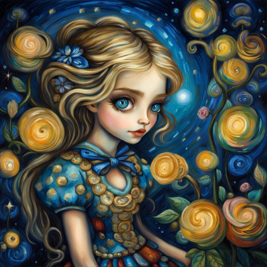 Starry night inspired