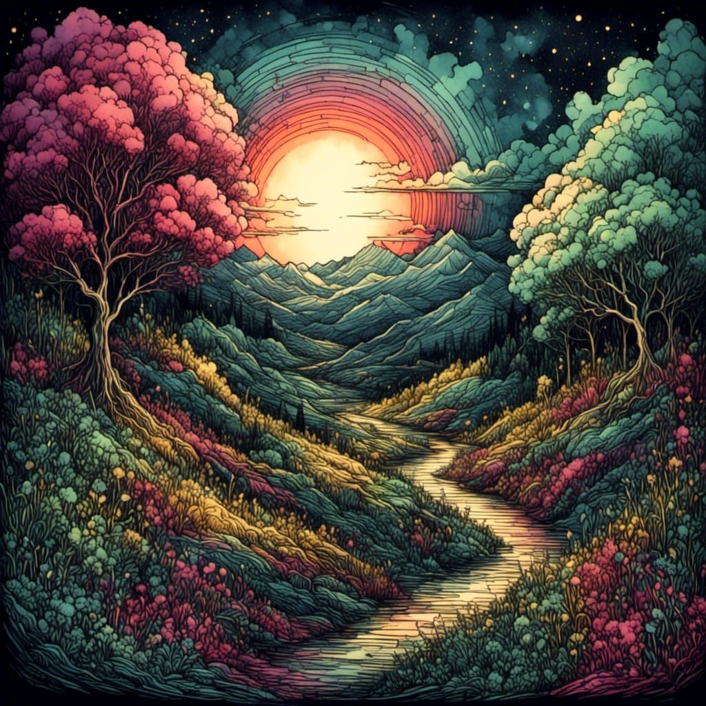 Nightmarish Self-Awareness in Eighties Neon Style