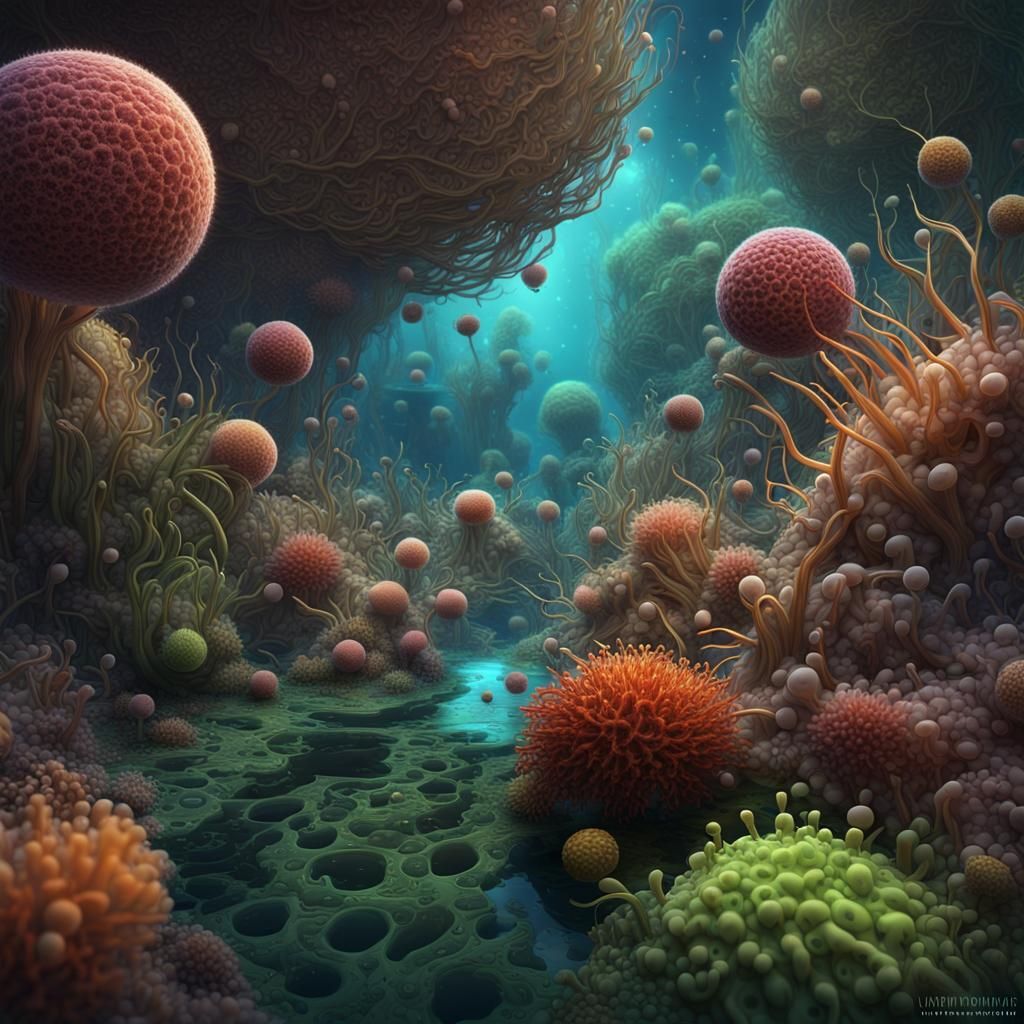 Microscopic Universe: Algae in a Cellular World