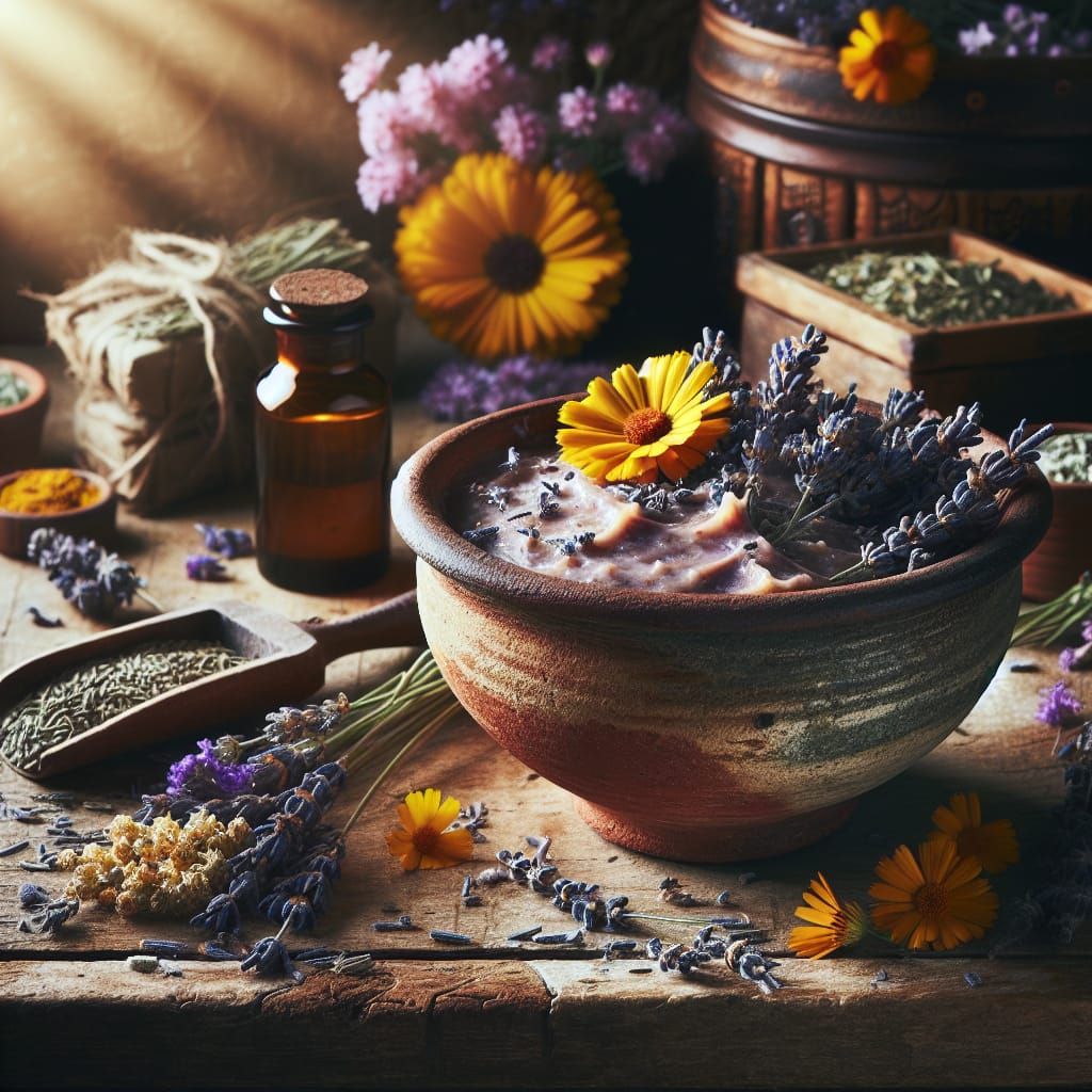 Medieval Apothecary: Lavender and Calendula Healing Salve