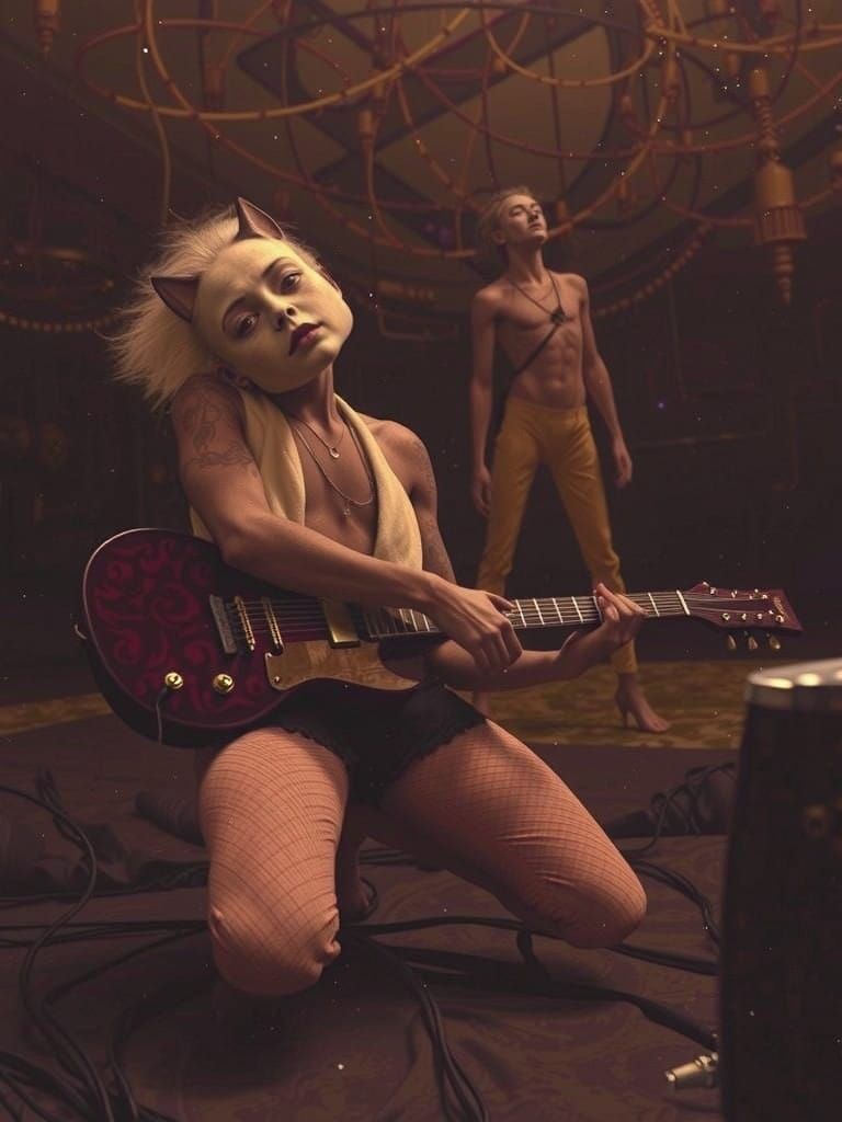 Surreal Dreamscapes of an Esoteric Cat Girl Band