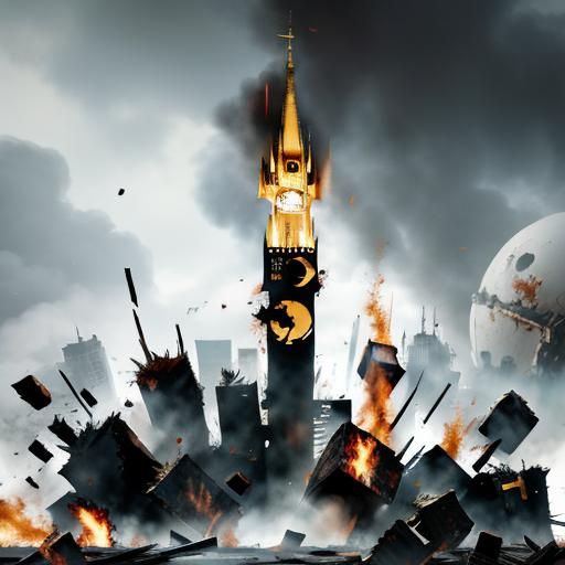 AI Generated Image of Destruction