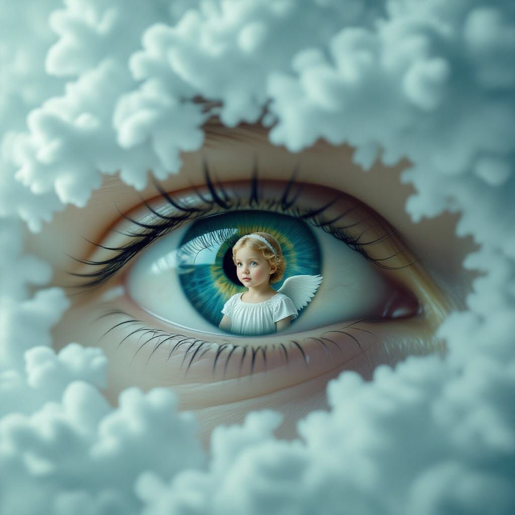 Angel in Cloud: Cinematic Film Still