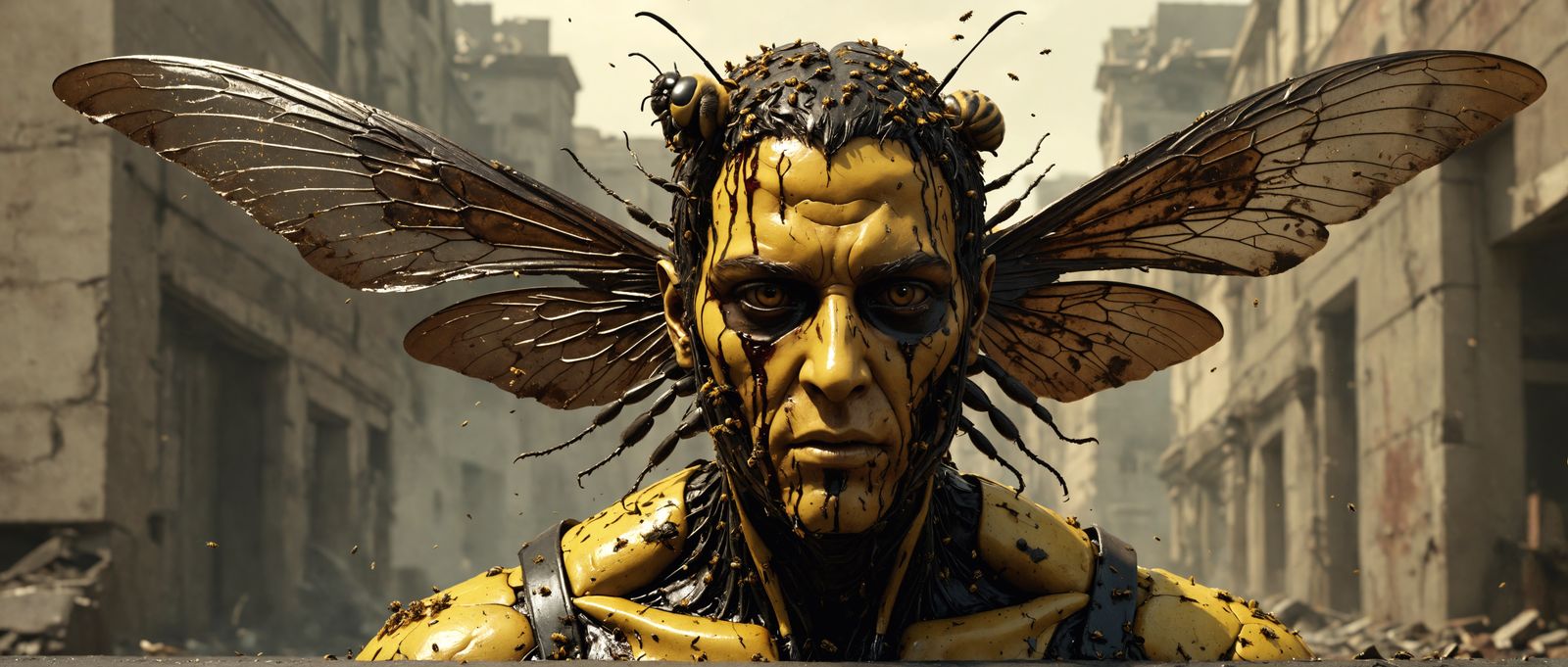 Human Male Bee Hybrid