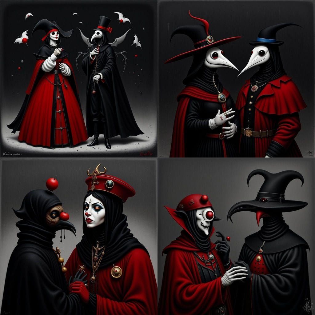 Queen of Hearts and King of Loss in Rain