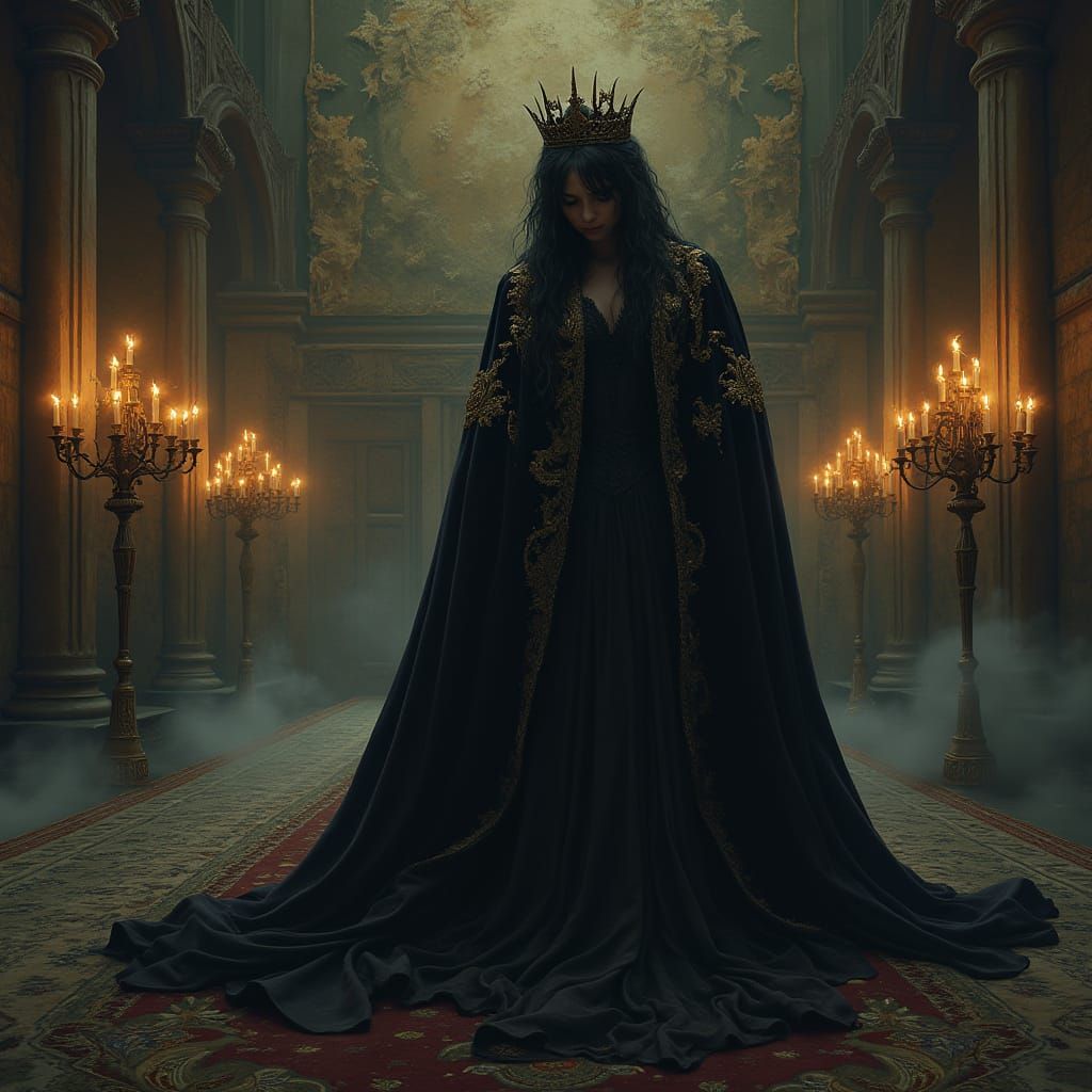 Sorrowful Queen Dissolving in Ruined Castle, Studio Trigger ...