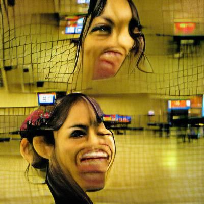 Silly Face Generated by AI