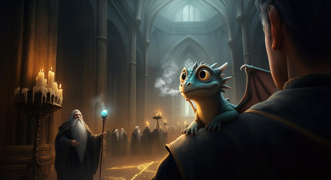 Mystical Wizardry with Tiny Dragon