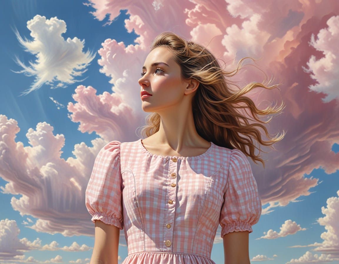 Painterly clouds. 1955