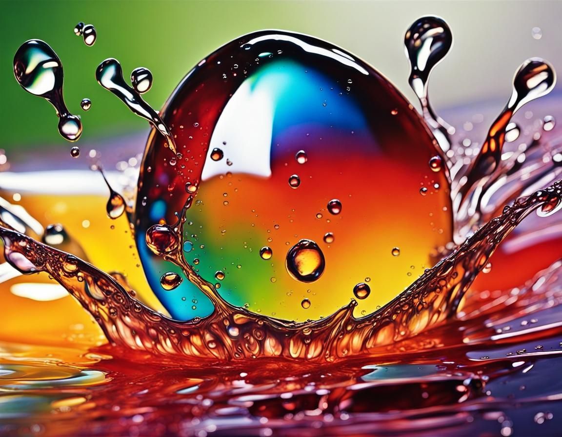 Splash Art Of Water Drop