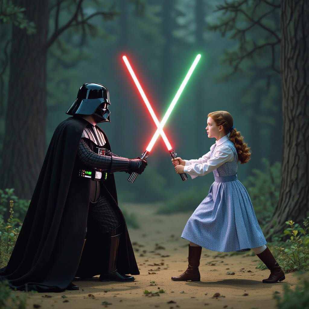 Dorothy and the Witch Duel in Oz