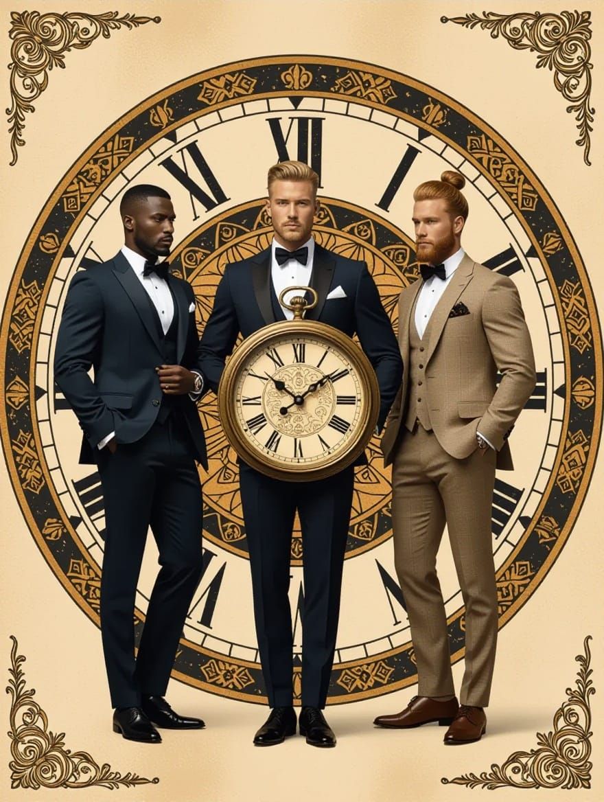 Timeless Gentlemen in Elegant Attire