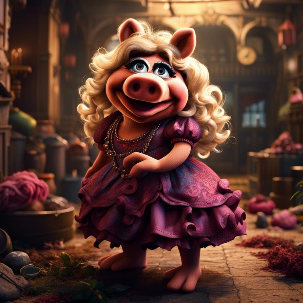 Miss Piggy the muppet