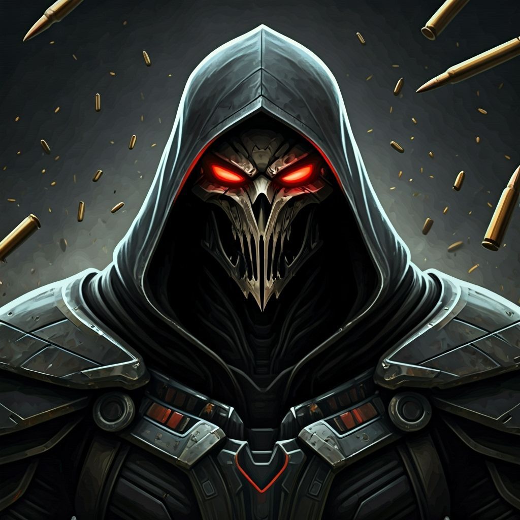 Cybernetic Assassin Soldier in Gritty Comic Book Style