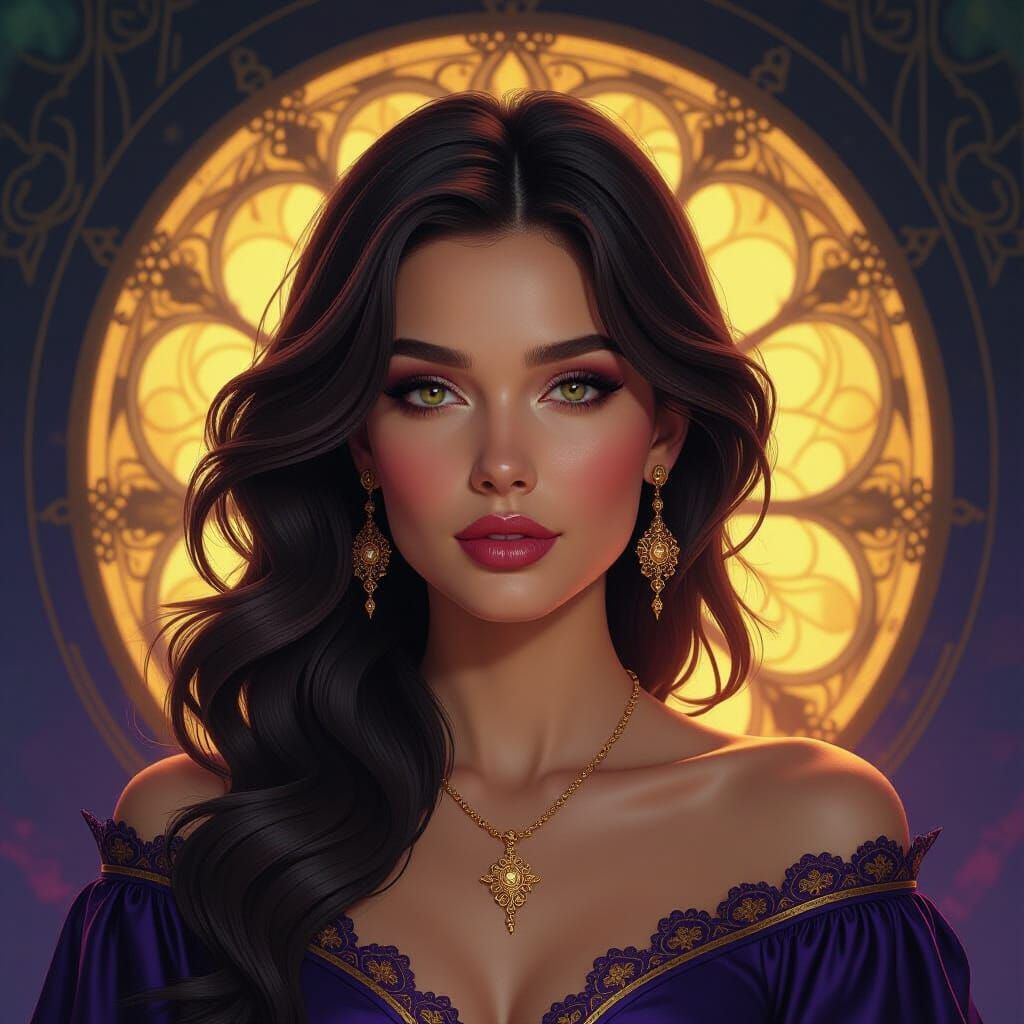 Dark Fantasy Concept Art of Faded Fabric