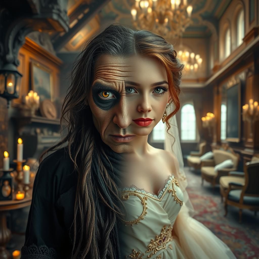 Witch to Princess Transformation in Dreamlike Style