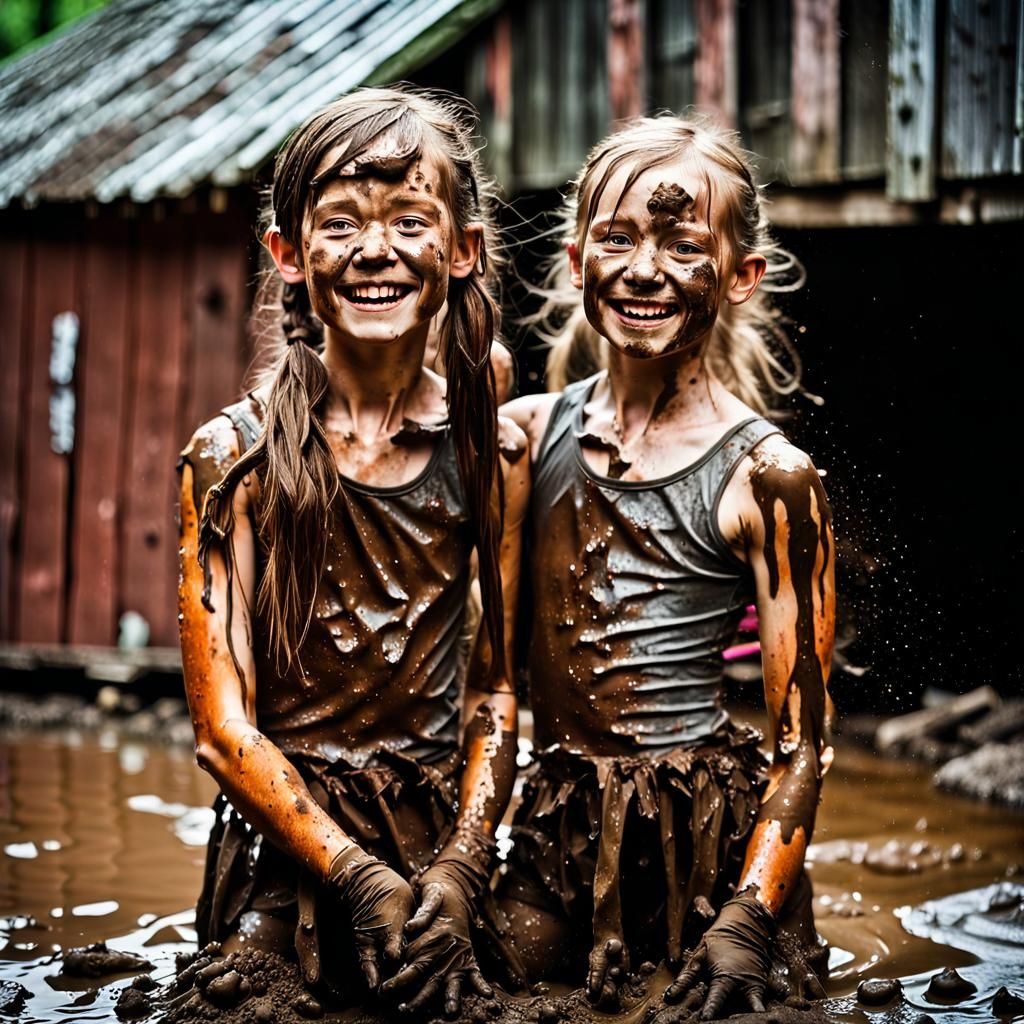 Two Friends on the Farm