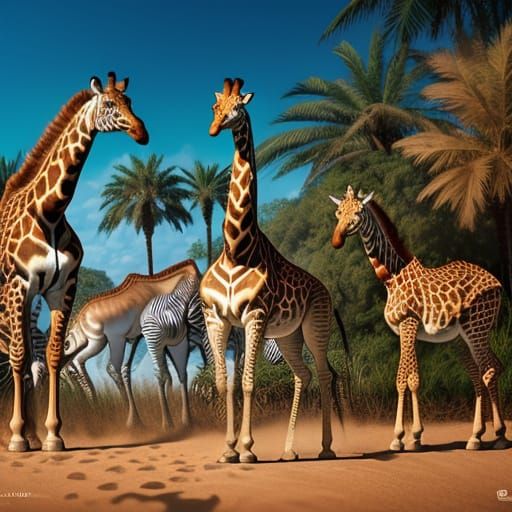 Wild Hollywood Glamour in Hyperrealistic Style